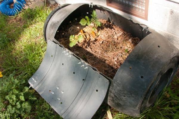 A compost tumbler