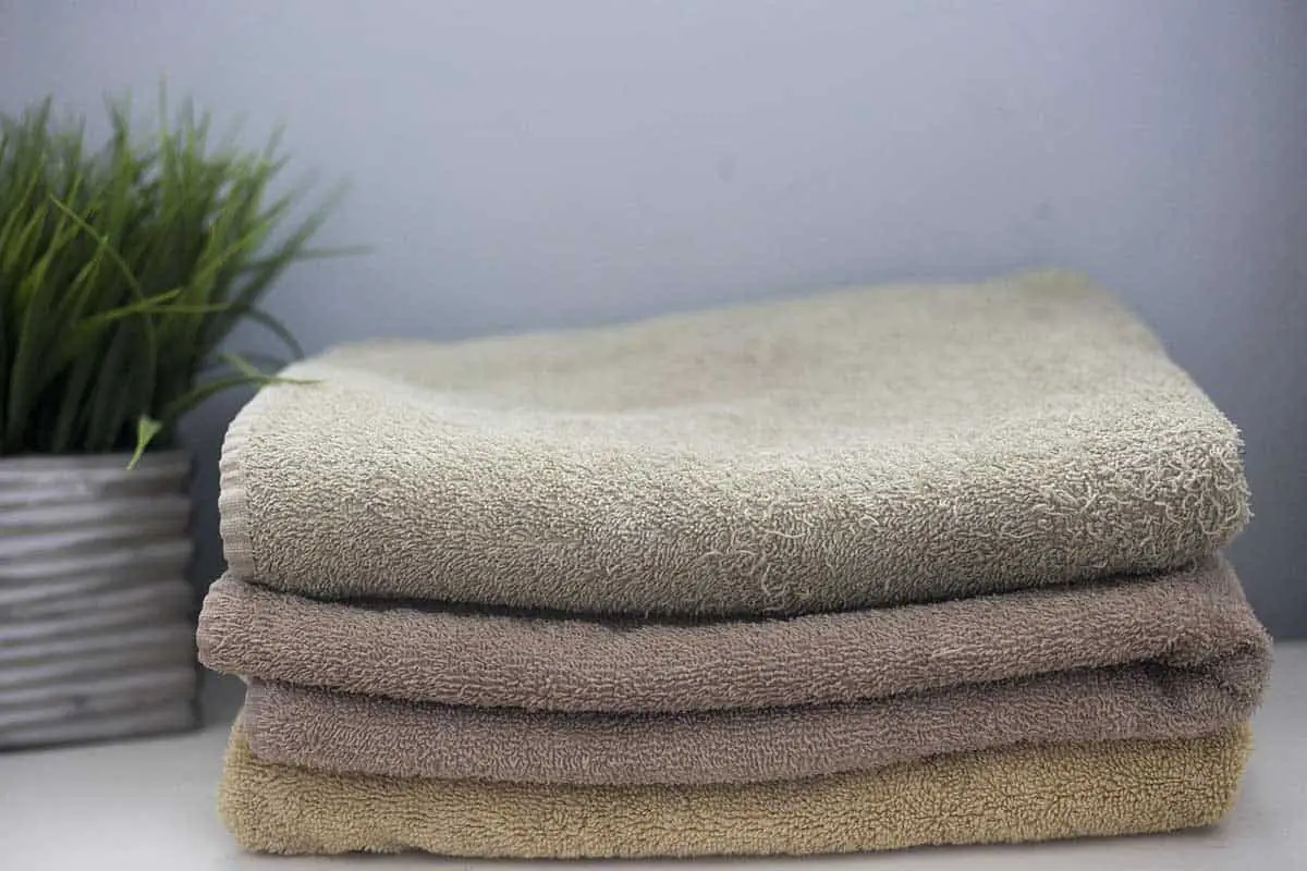towels in a stack folded