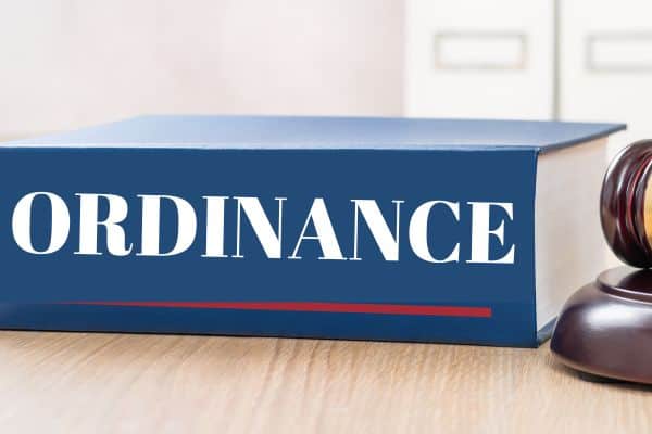 Ordinance book