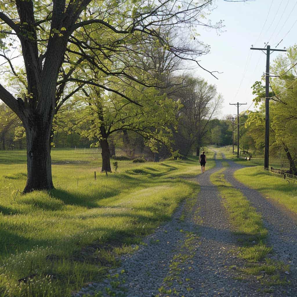 gravel road property