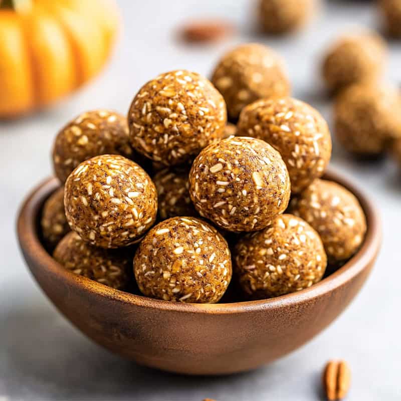 pumpkin spice energy balls