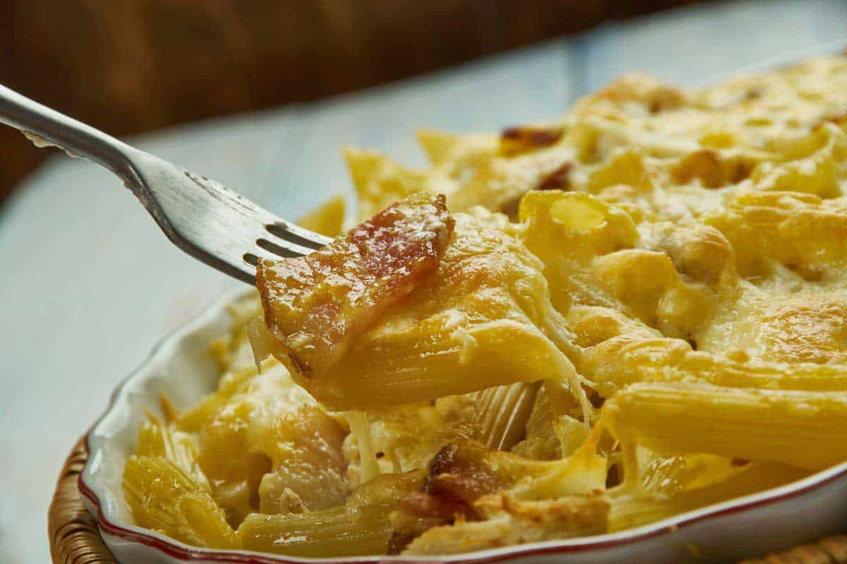 Ranch Chicken Bacon Pasta Bake