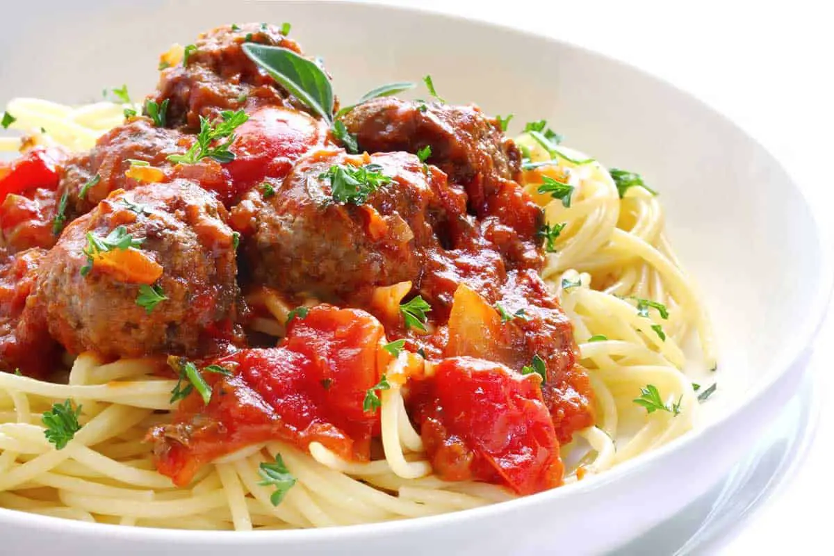 spaghetti meatballs