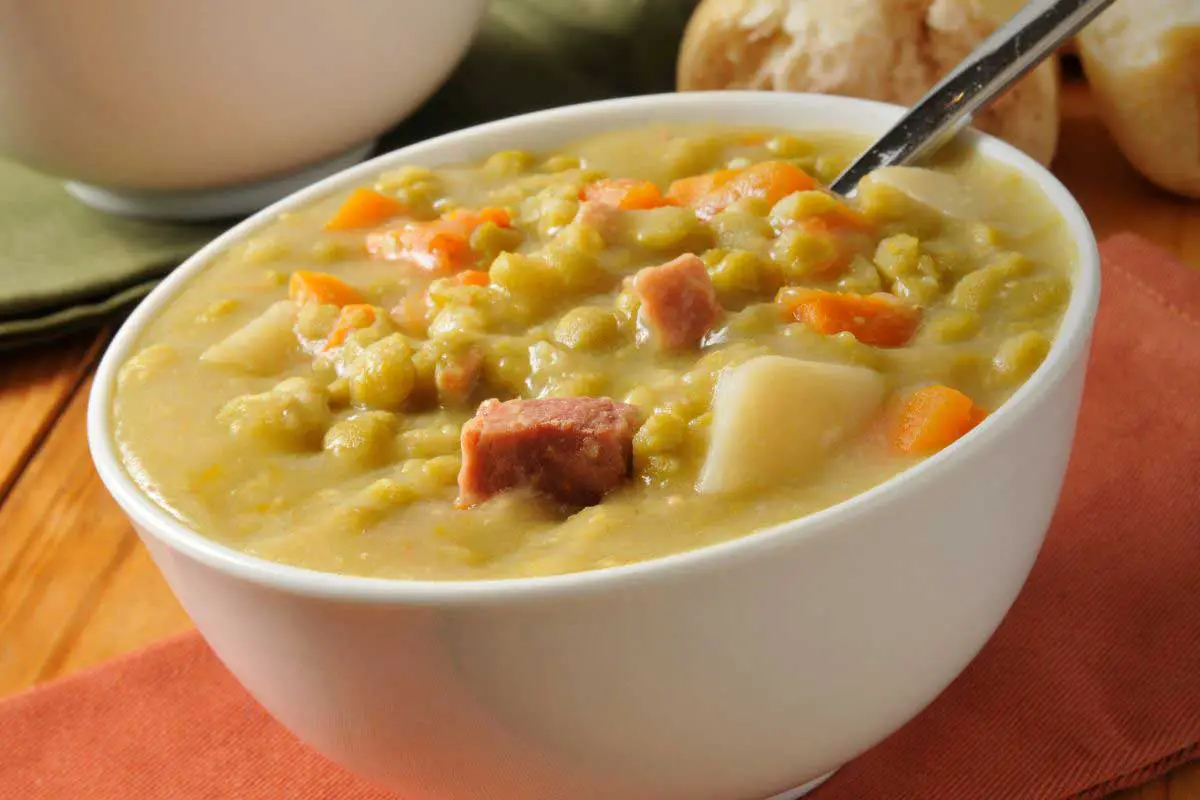 split pea ham soup