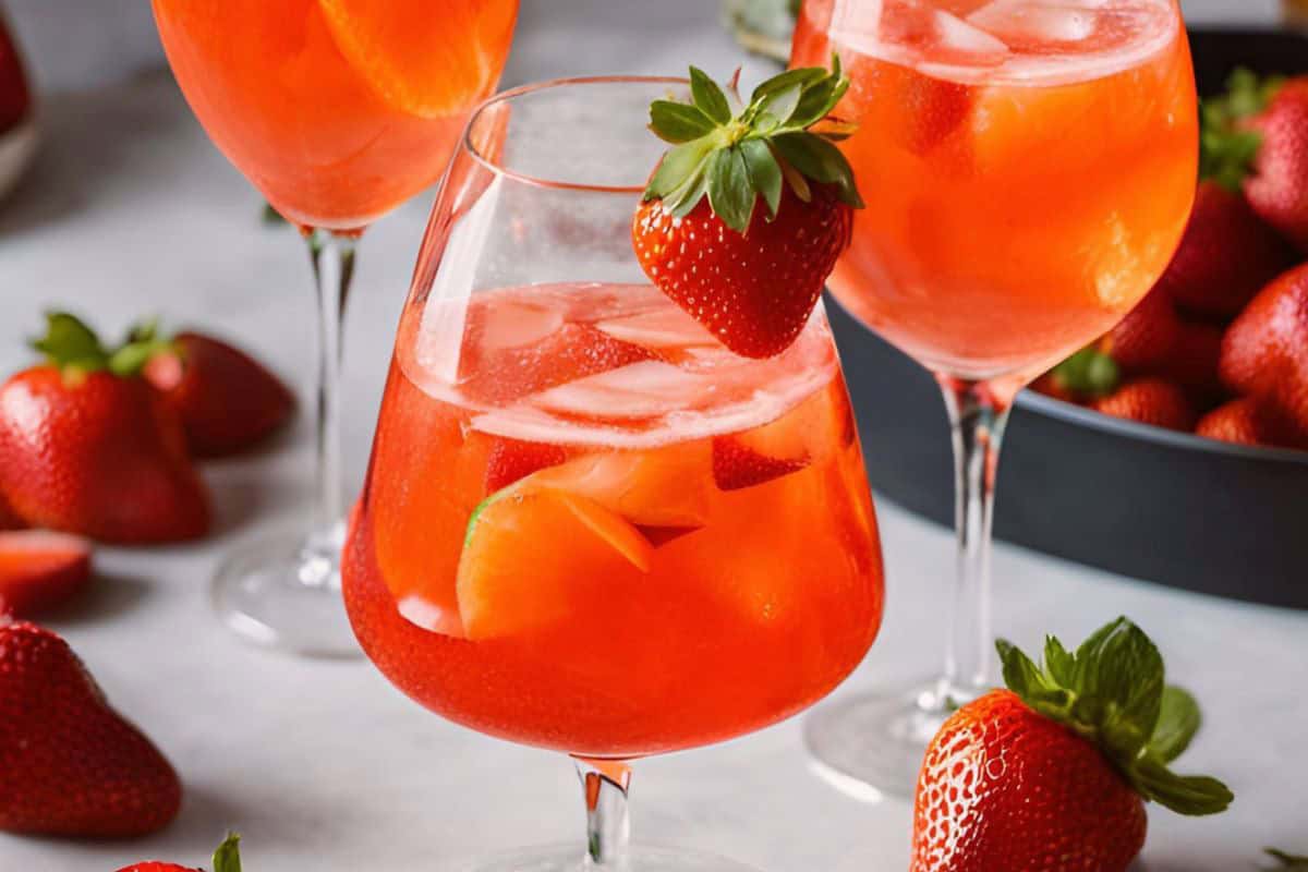 Strawberry Aperol Spritz 