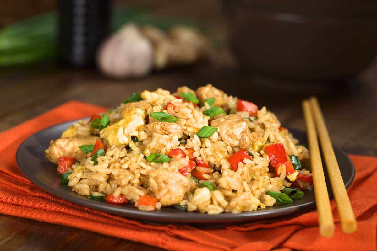 chicken stir fried rice