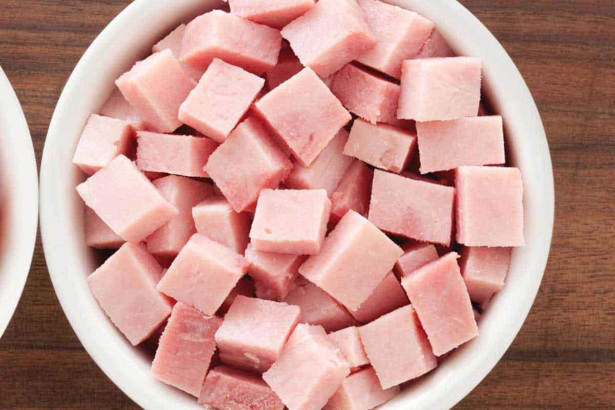 cubed ham