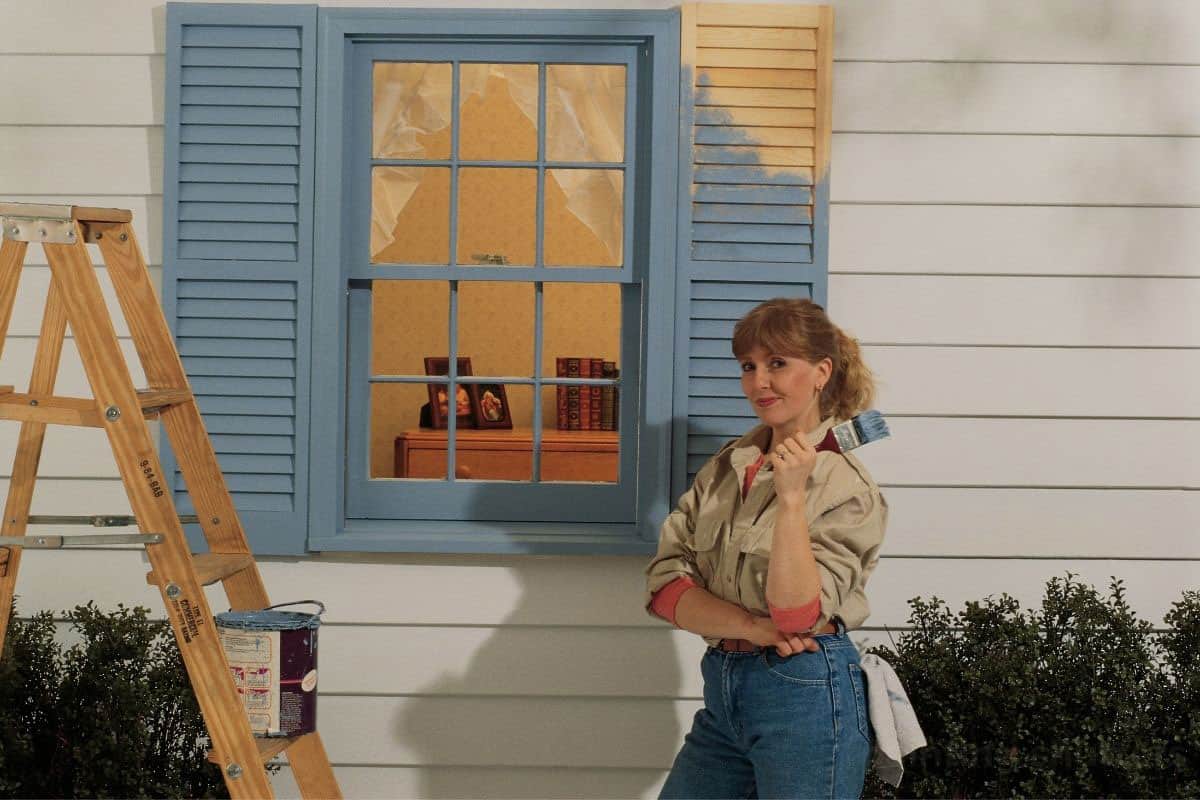 painting shutters