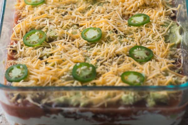 seven layer dip