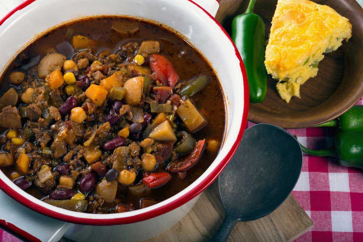 spicy vegetarian chili