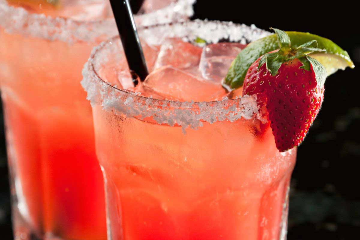 strawberry margaritas