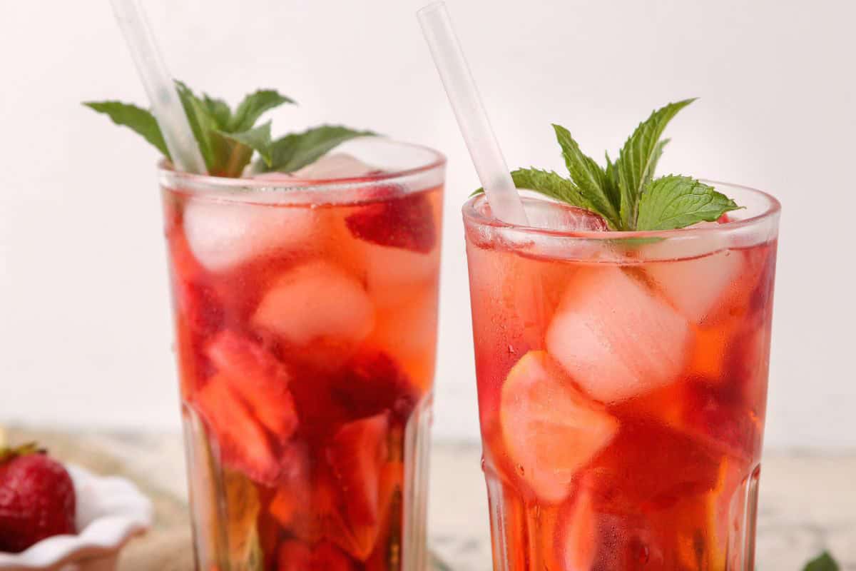 strawberry mojitos